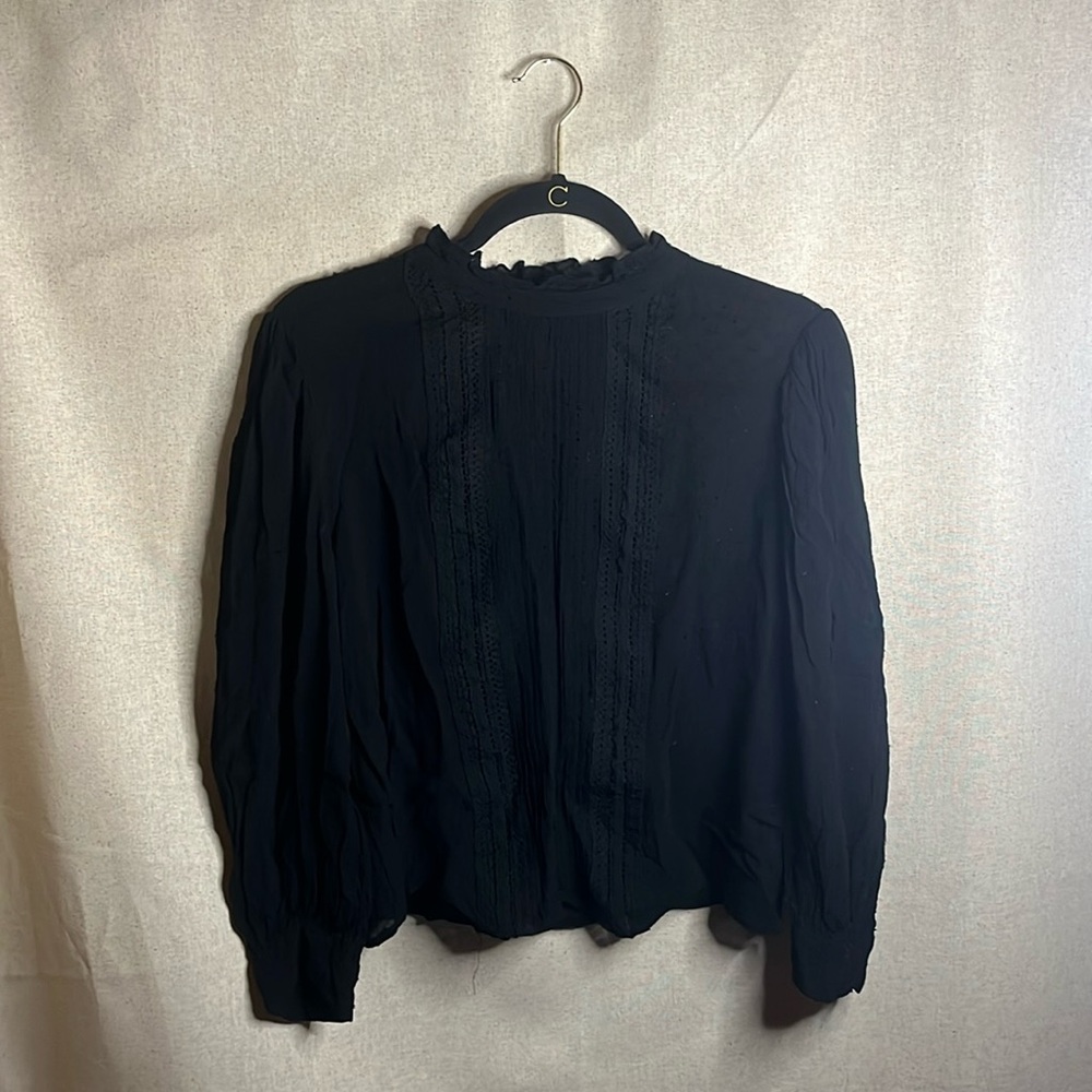 Zara Women’s Black Lace Blouse